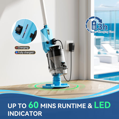 Robokleen in-action cleaning in shallow water for steps and edges