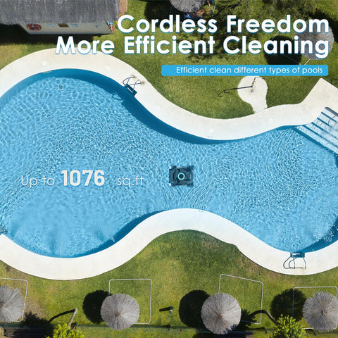 ROBOKLEEN X1 quick-drain flap enables effortless removal after cleaning