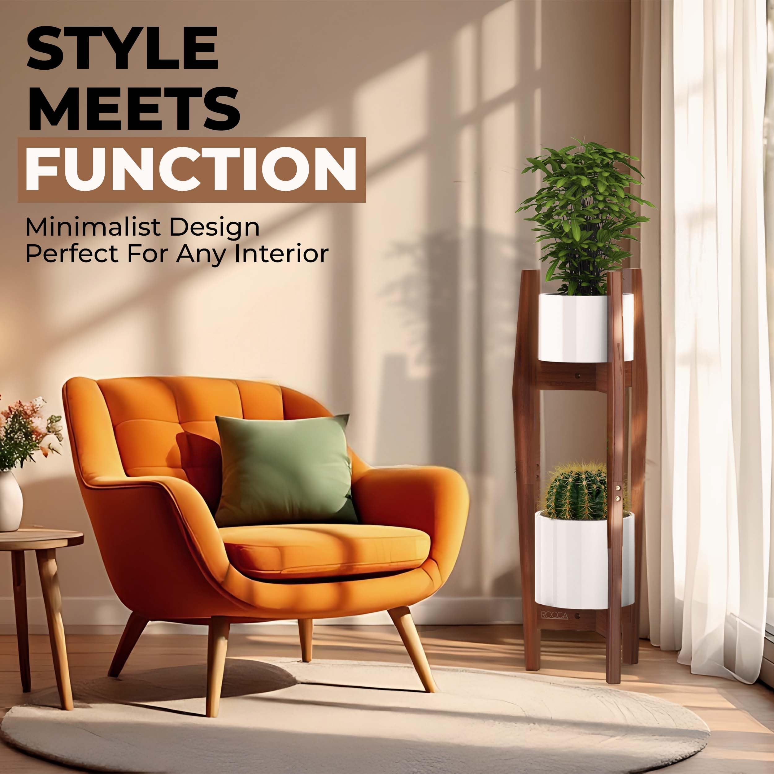 ROCCA corner usage in living room demonstrates space-saving charm.