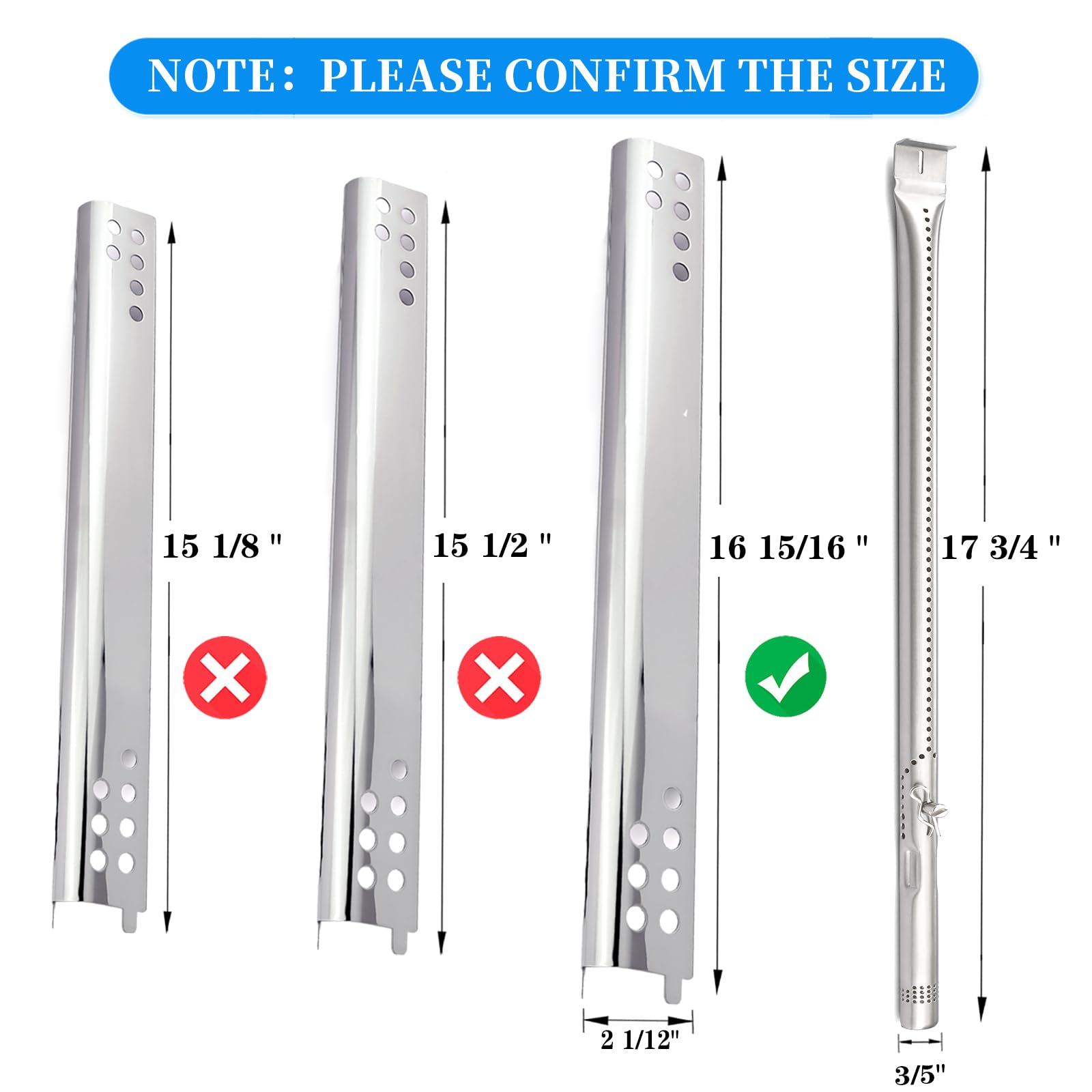 ROCFAN cross-over tubes promote steady flame distribution for uniform cooking.