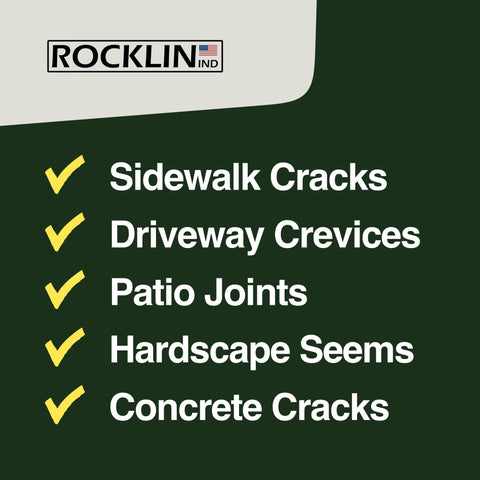 Rocklin Crack Weeder Rhino coating shields from ground debris.