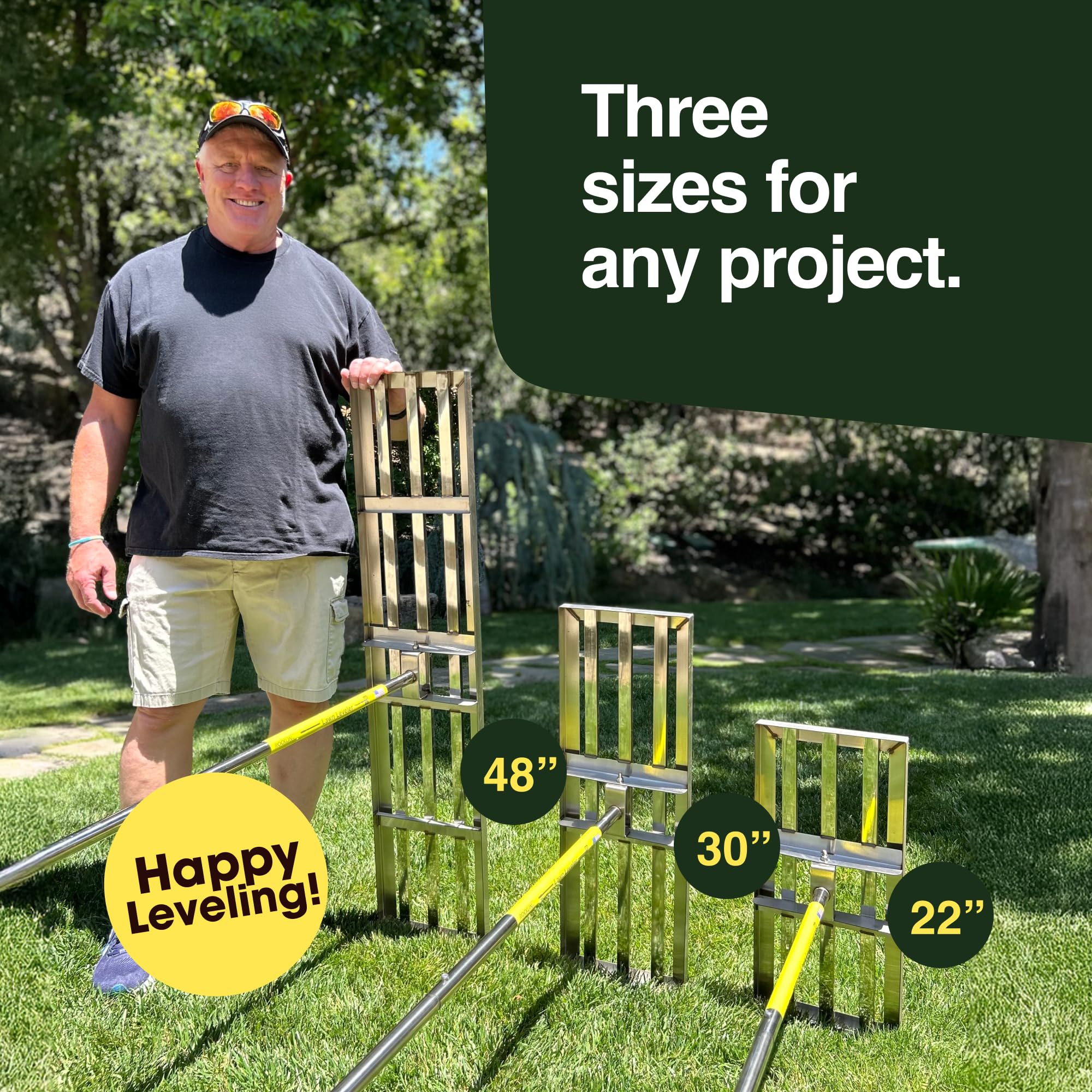 Rocklin Lawn Leveling Rake wide ground-plate helps cover more area.
