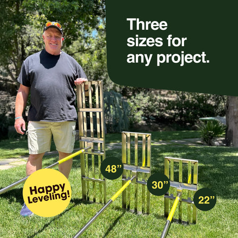 Rocklin Lawn Leveling Rake wide ground-plate helps cover more area.