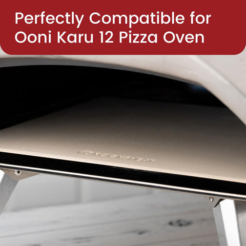 ROCKSHEAT 1400f-resistant stone withstands high heat for consistent baking results.