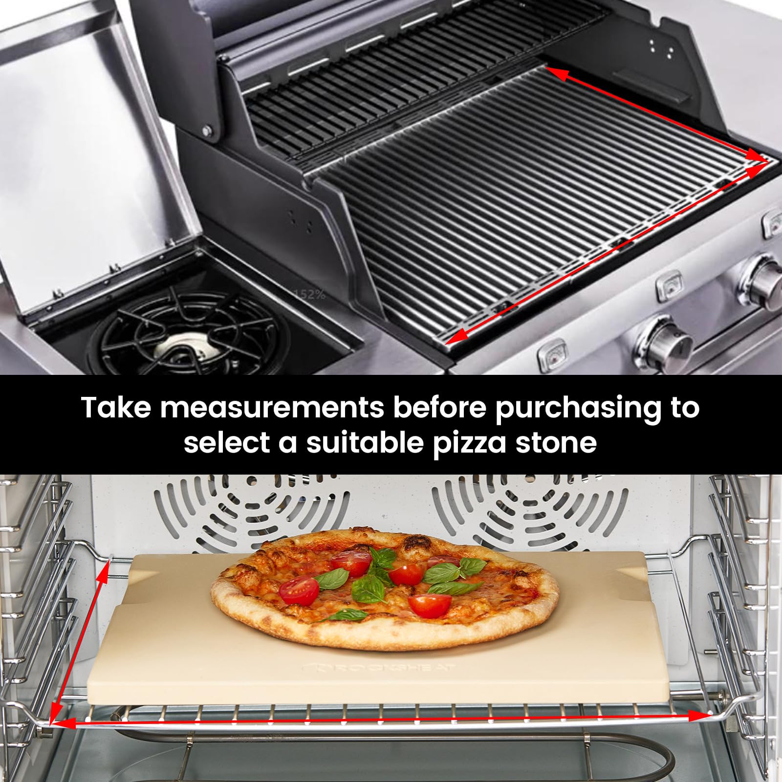 ROCKSHEAT pizza-crust-browning helps achieve crisp edges at home.