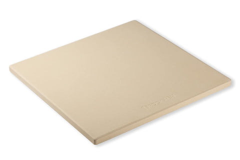 ROCKSHEAT square pizza stone for Ooni Karu 12 showing even heat distribution for crispy crust.