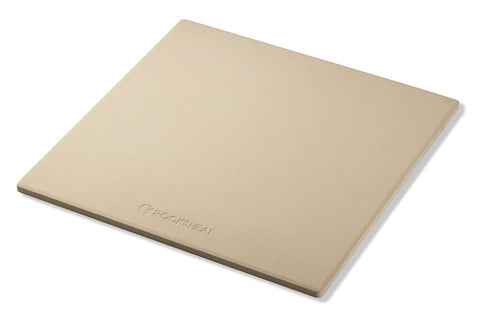 ROCKSHEAT square cordierite pizza stone for oven delivers even heat and crispy crust