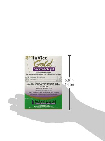 Rockwell Invict Gold four-tubes-pack for easy deployment.