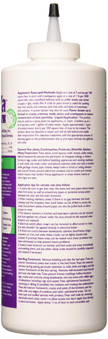 Cimexa Dust puff application for cracks and crevices.