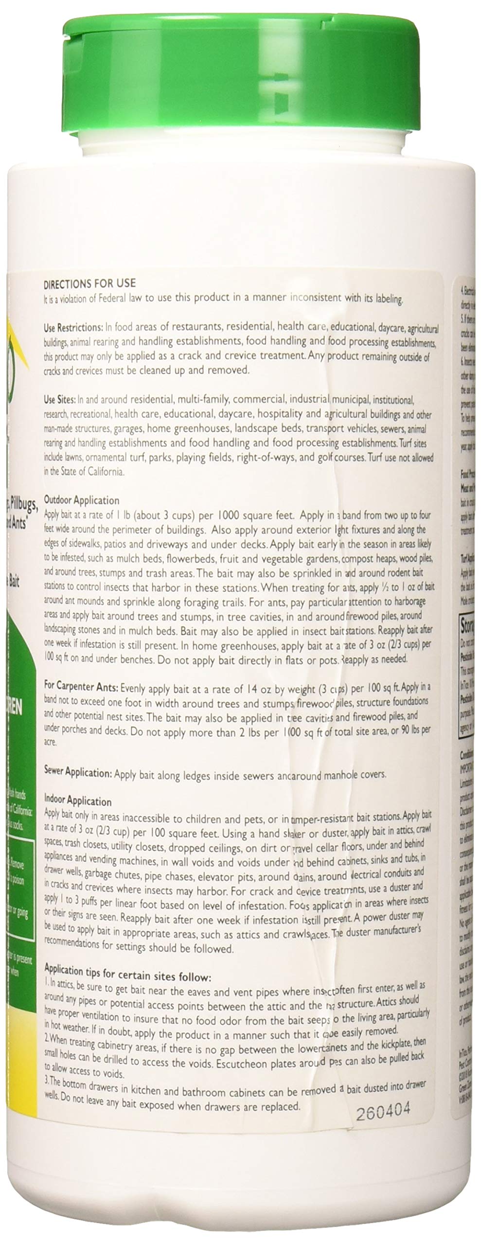 Rockwell Labs InTice 10 granules close-up highlighting fine texture for targeted baiting.