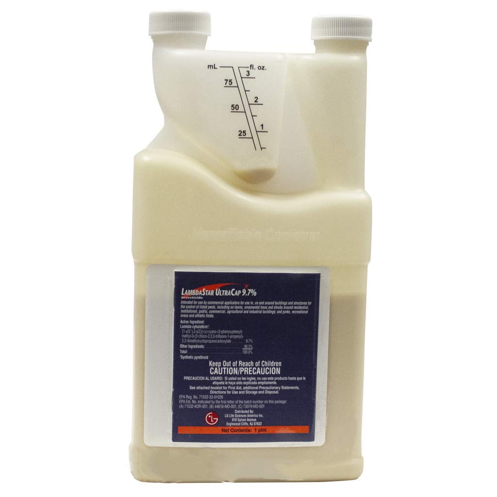 Rockwell Labs LambdaStar UltraCap 9.7% bottle for indoor and outdoor insect control.
