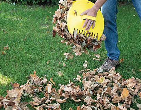 Rocky Mountain Goods collector scoops in action for enhanced visibility and pickup.