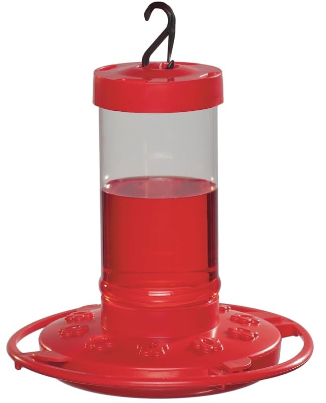 Rocky Mountain Goods hummingbird feeder 16 oz bright red with wide mouth for easy filling