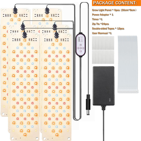 Rocoking 10-dimming levels enable precise light intensity for plants.