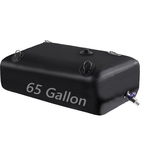 Rodelna water bladder folded for compact storage, ideal for travel and camping.