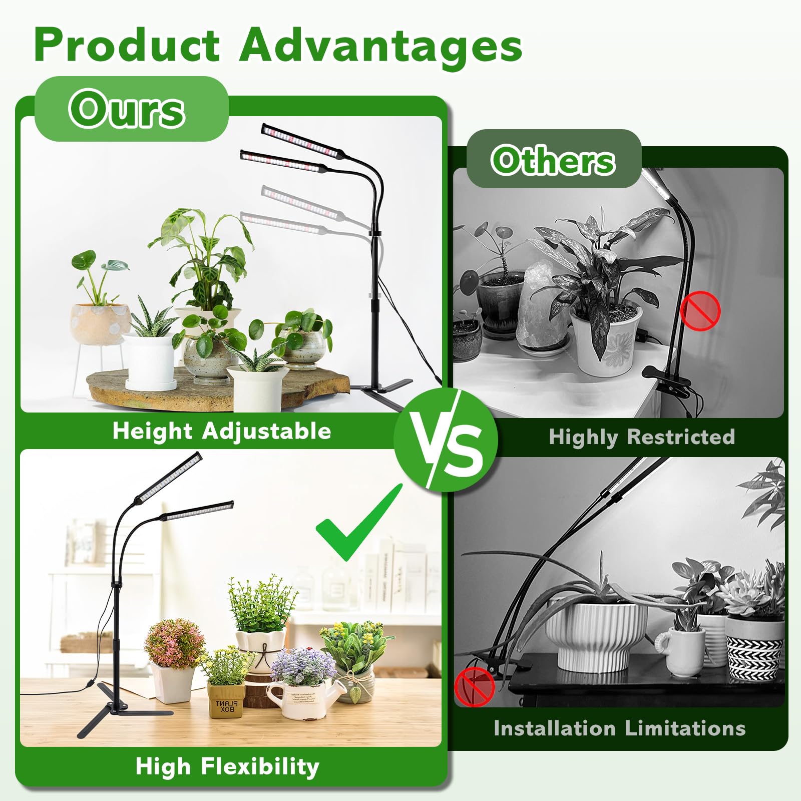 RODINTO height-adjustable pole optimizes reach for different plants