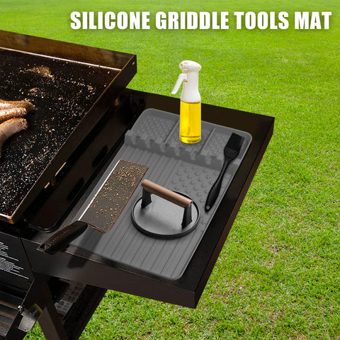 Rodnsurw silicone mat being wiped clean after use.