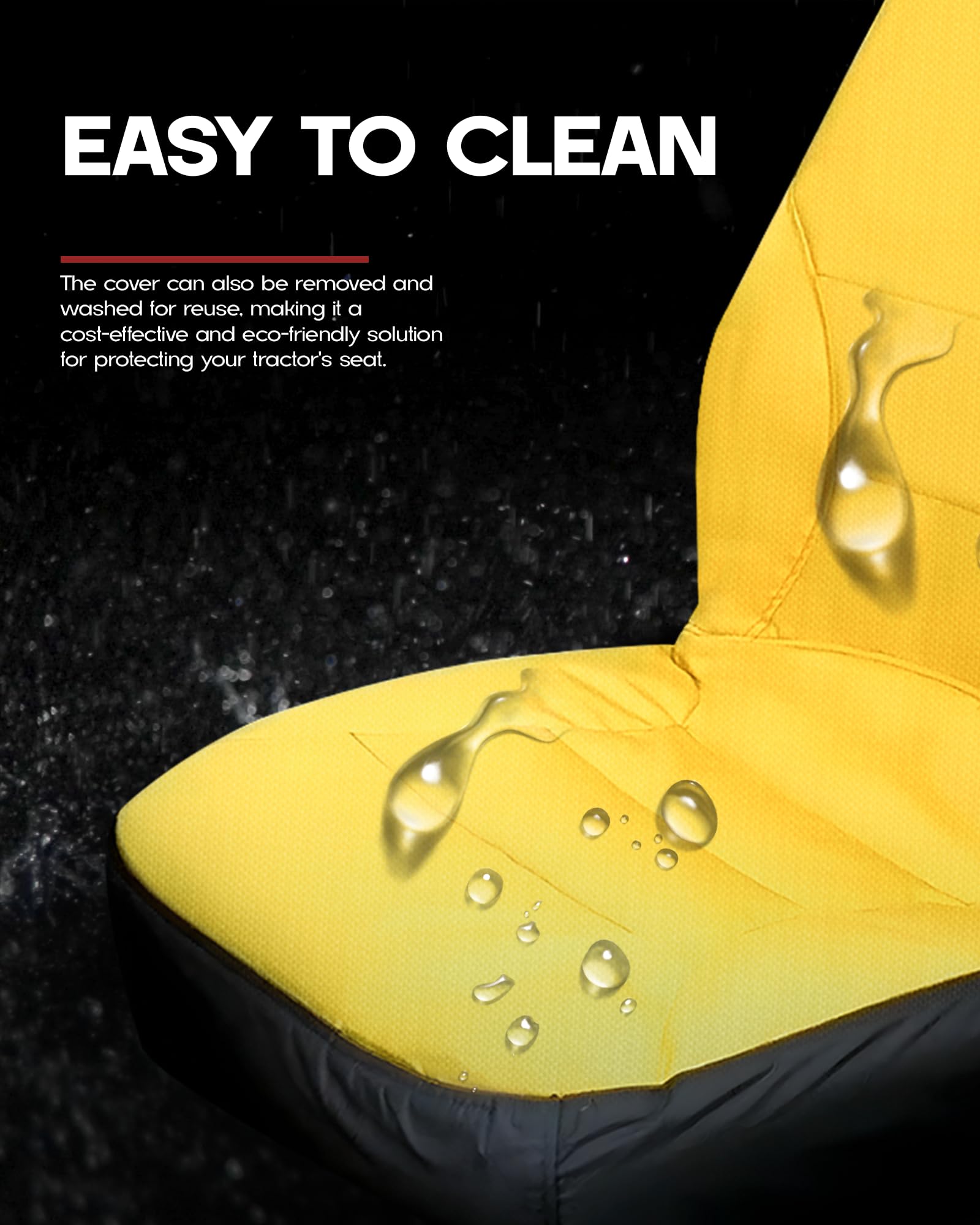 Rogierra LP95233 seat protection during use against sun, rain, and debris.