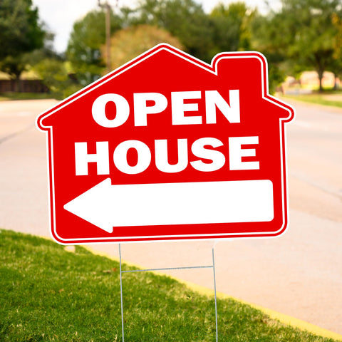 Rogue River Tactical open-house sign display boosts property visibility.