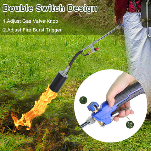 ROIKETU durable steel nozzle delivering stable flame during use