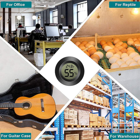 Rojuna humidity monitor suitable for indoor and outdoor placement.