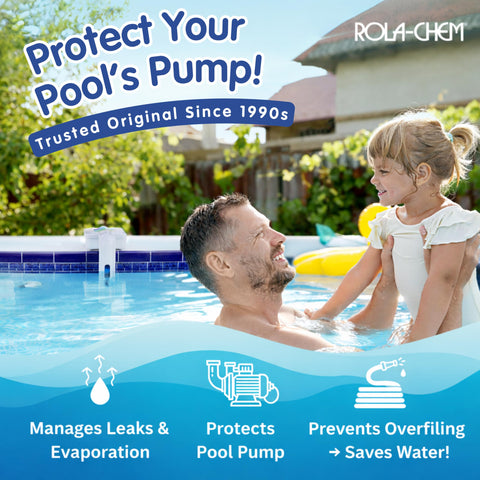 Rola-Chem Pool Sentry M-3000 stable deck design maintains position on pool surface