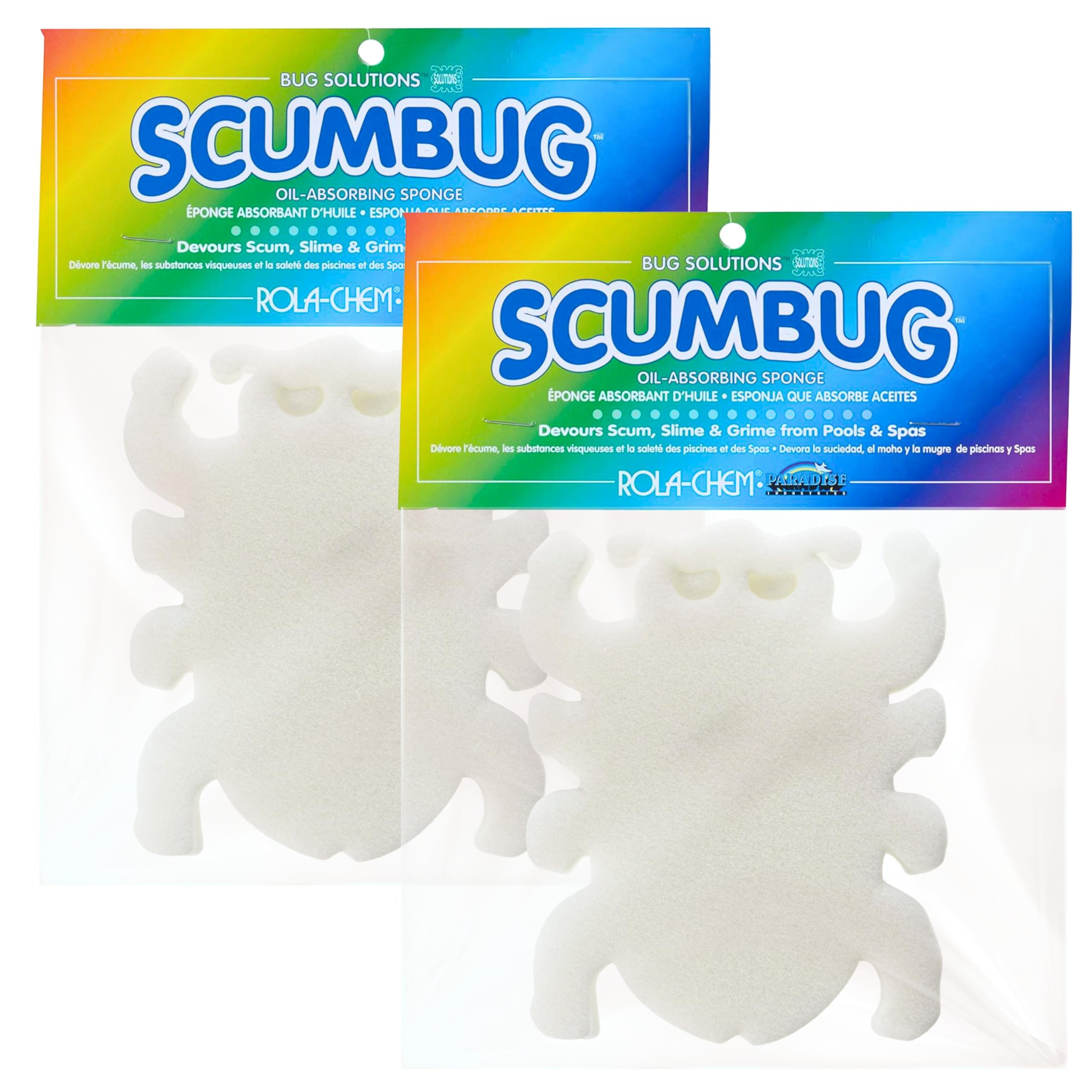 Rola-Chem Scumbug original design floats to prevent buildup.