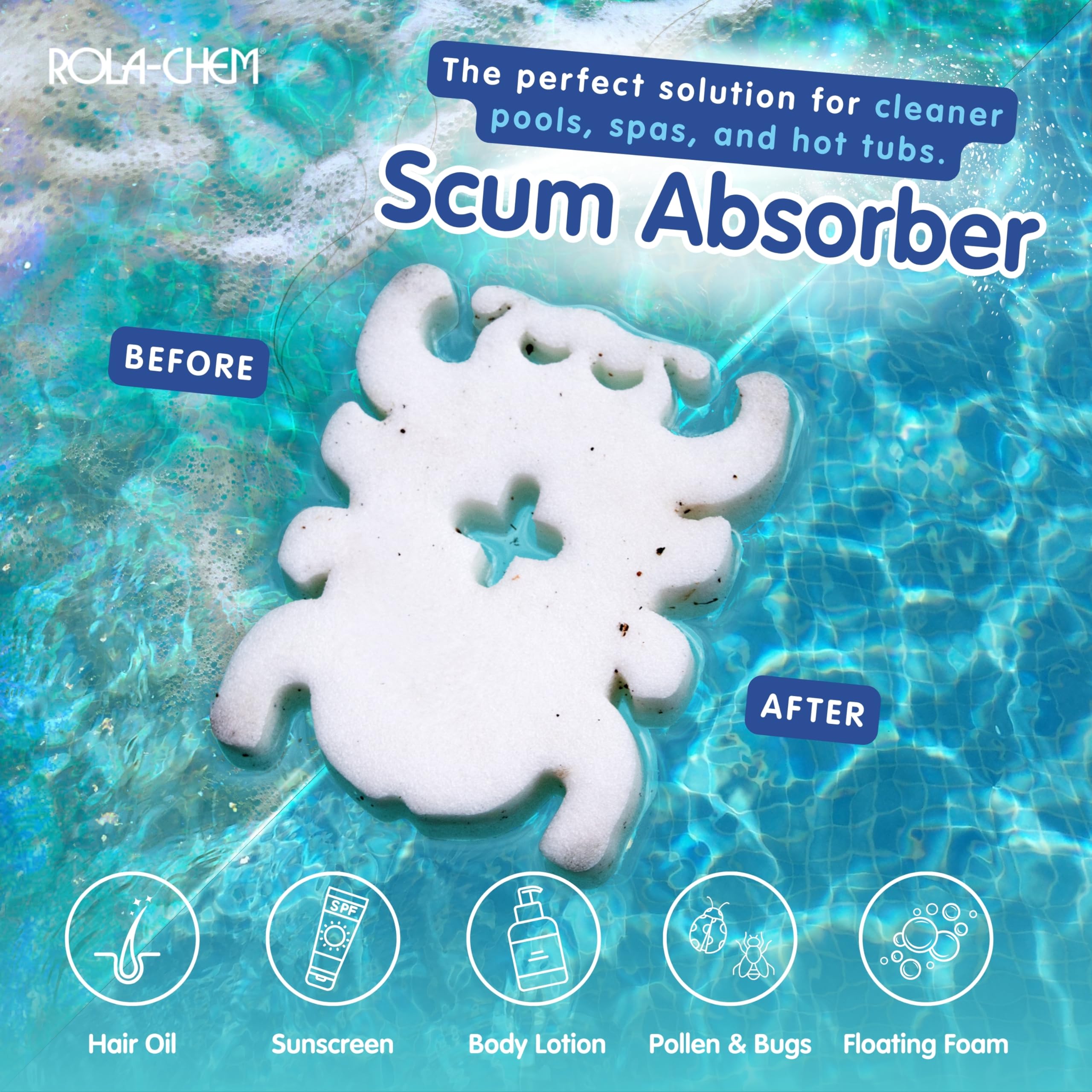 Rola-Chem Scumbug+ original design close-up shows durable construction.