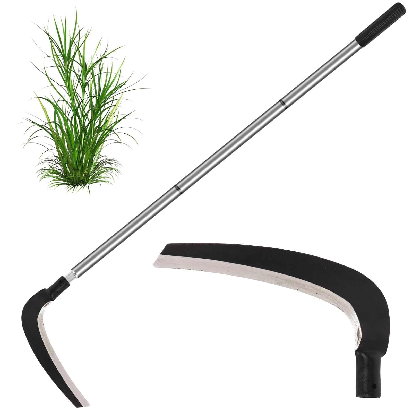 ROLKAR Scythe Tool for grass cutting with a sharp blade enhances efficiency in dense growth
