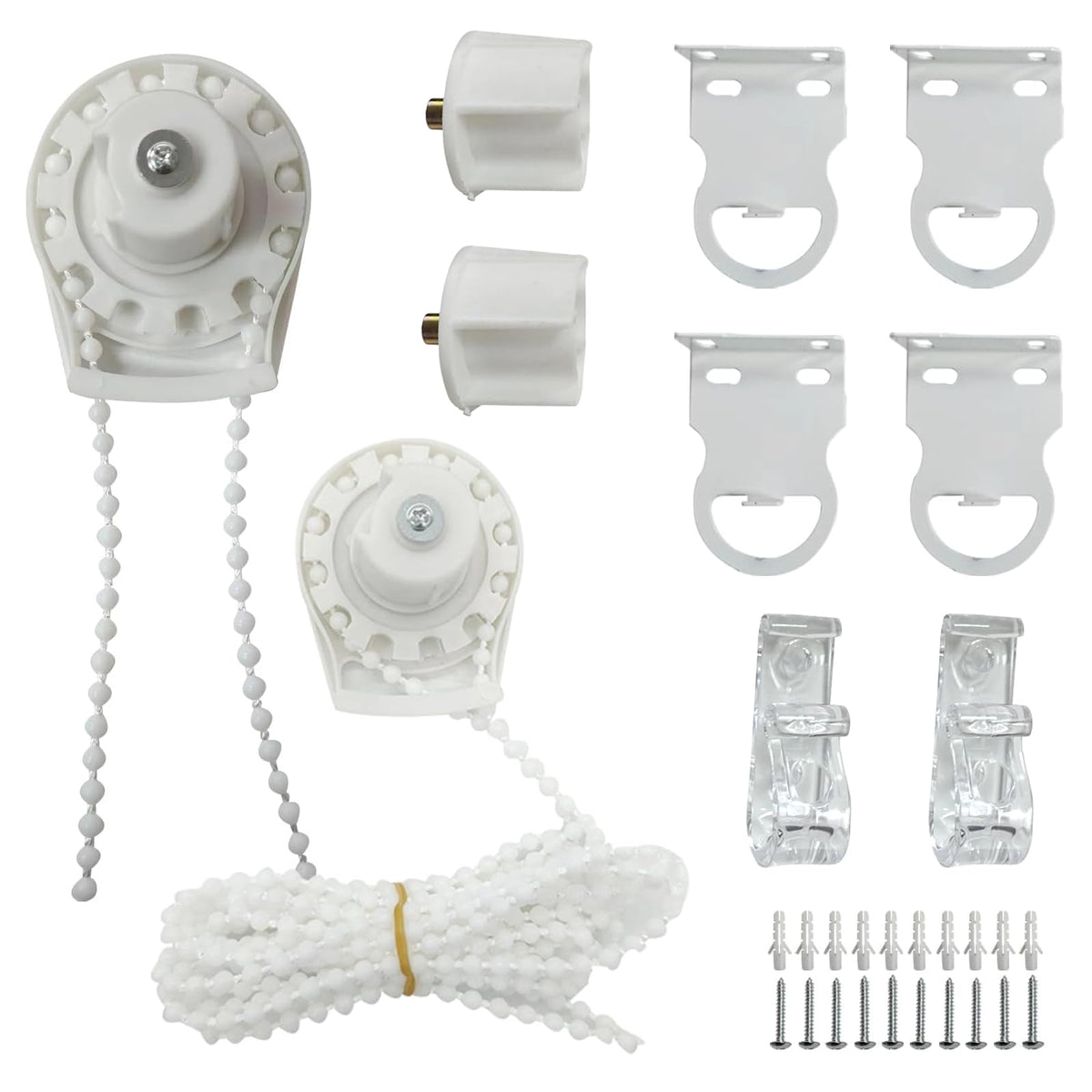 2 Set Roller Shade Accessory Set packaging shows quick repairs.