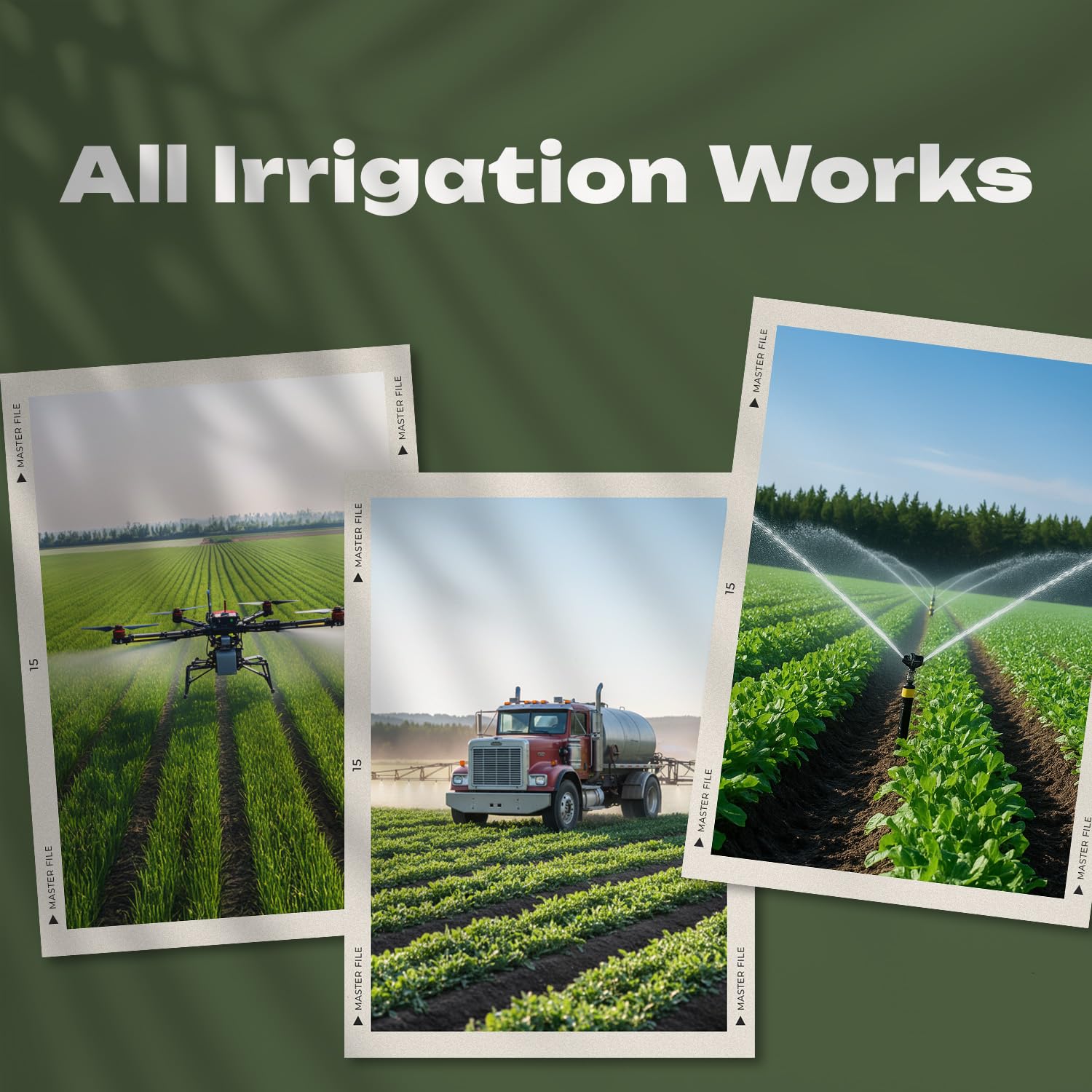 Rolling Springs RichFarm Booster on crops promotes healthier root mass and nutrient access.