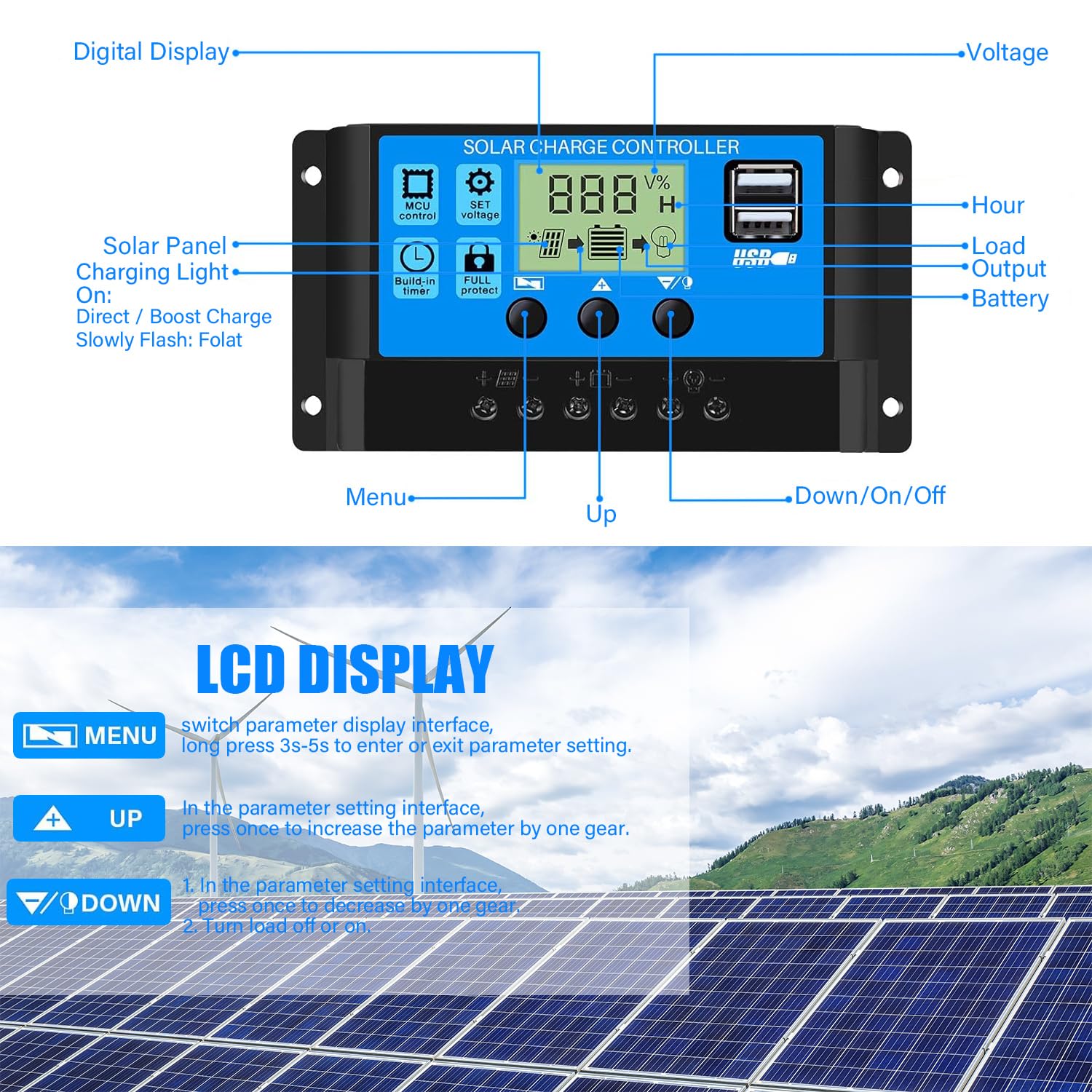 Rolokit 12V/24V compatibility with lead-acid batteries for flexible setups.