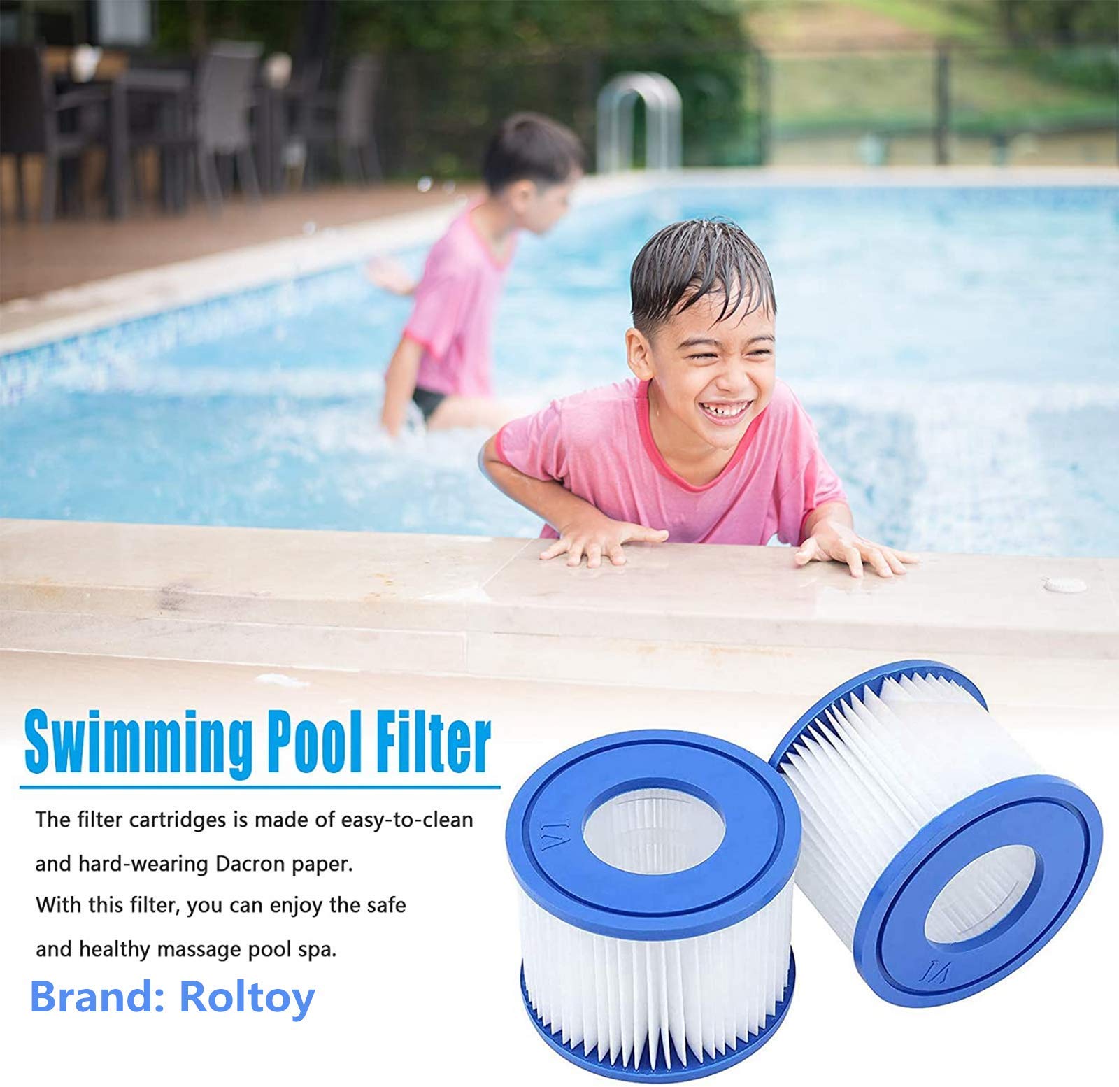 Roltoy Dirt-Locking filtration technology showcased in VI cartridge.