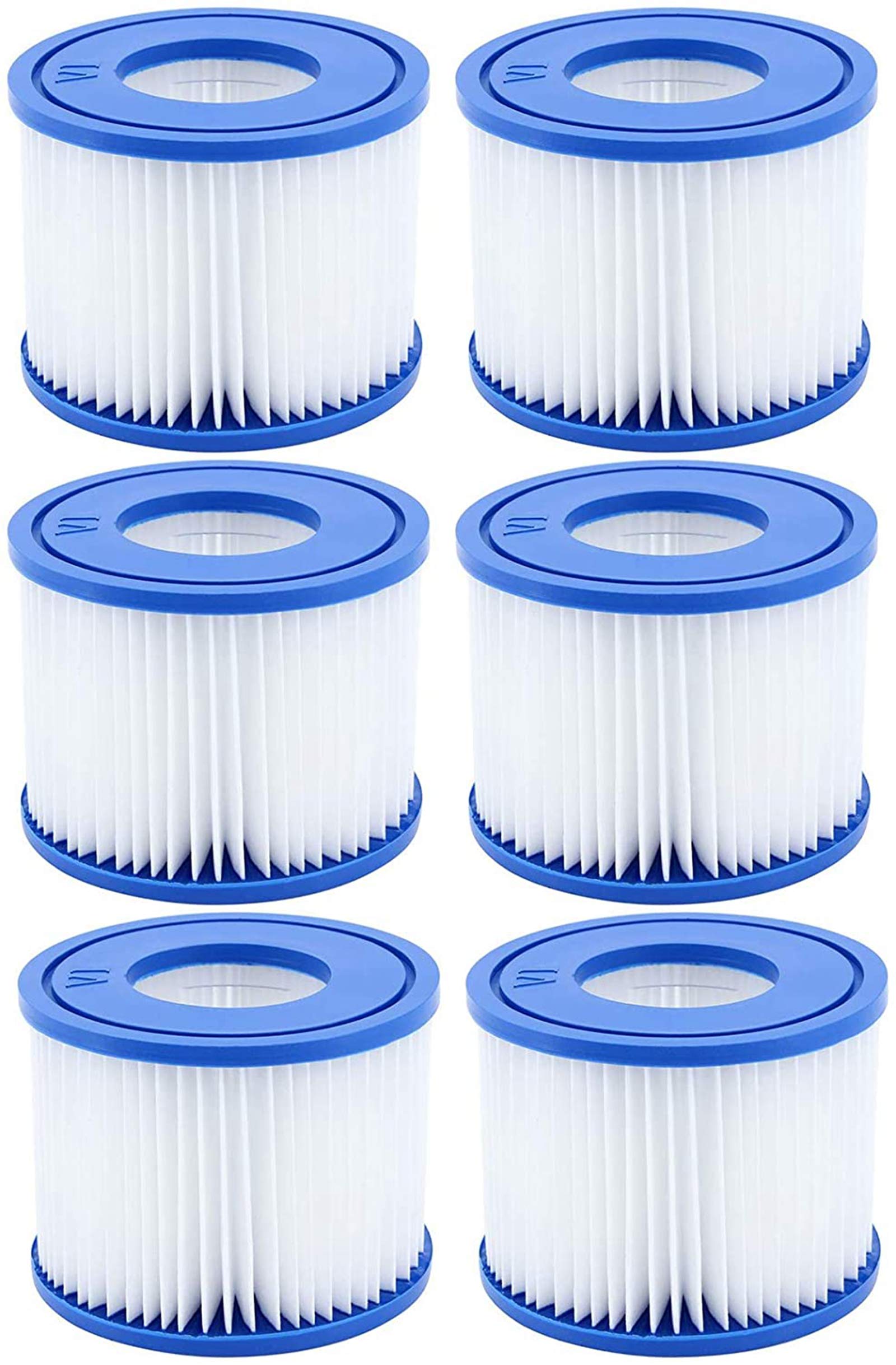Roltoy Pool Filter VI cartridge ready for Lay-Z-Spa replacement, cleaner water.