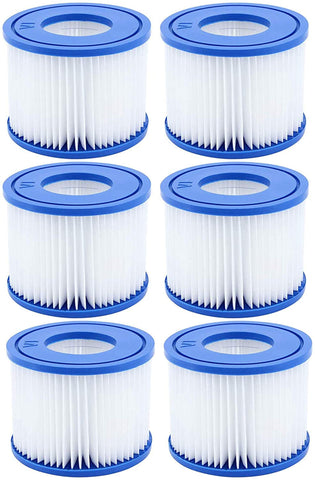 Roltoy Pool Filter VI cartridge ready for Lay-Z-Spa replacement, cleaner water.