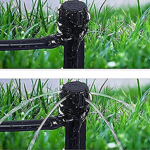 Romanend 1-4 inch cross-section emitter supports clog-resistant watering in pots and shrubs.