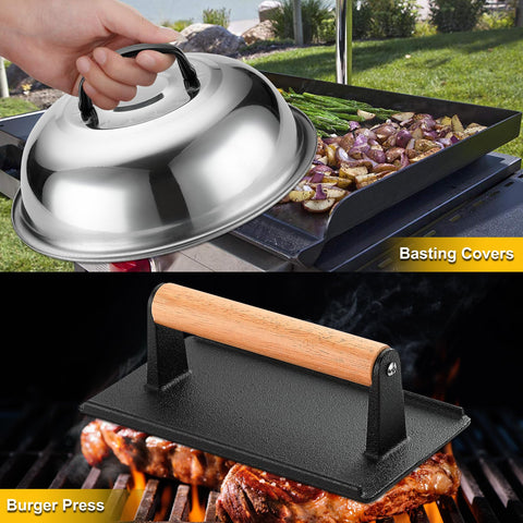 ROMANTICIST bevel flipper griddle tool for delicate food handling