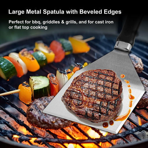 ROMANTICIST grill master set offers all-in-one support for large cuts.