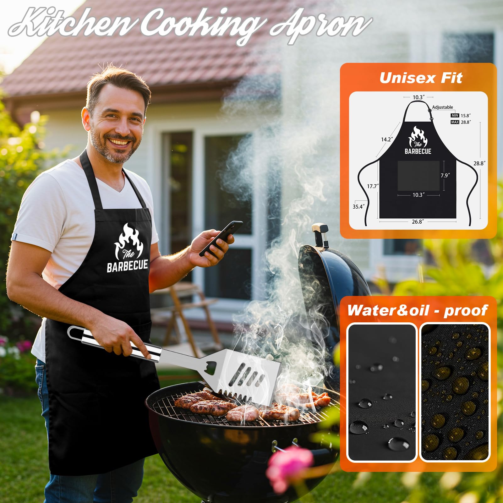 ROMANTICIST grill tongs with sturdy grip for safe food handling