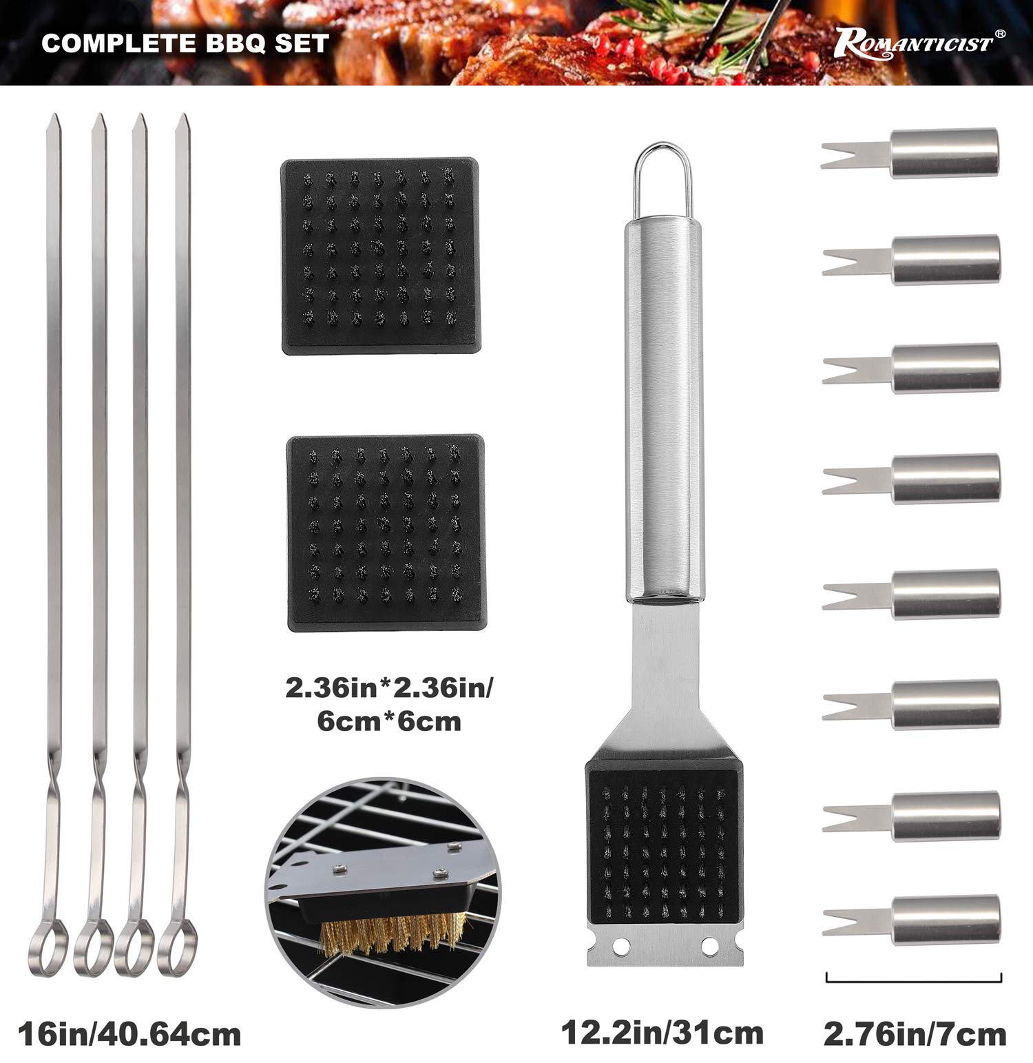 ROMANTICIST meat thermometer — accurate temps for perfect doneness every time.