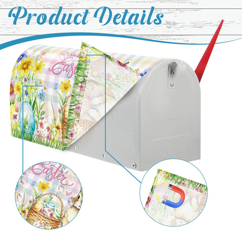 Romart Easter mailbox cover pastel background brightens entryways