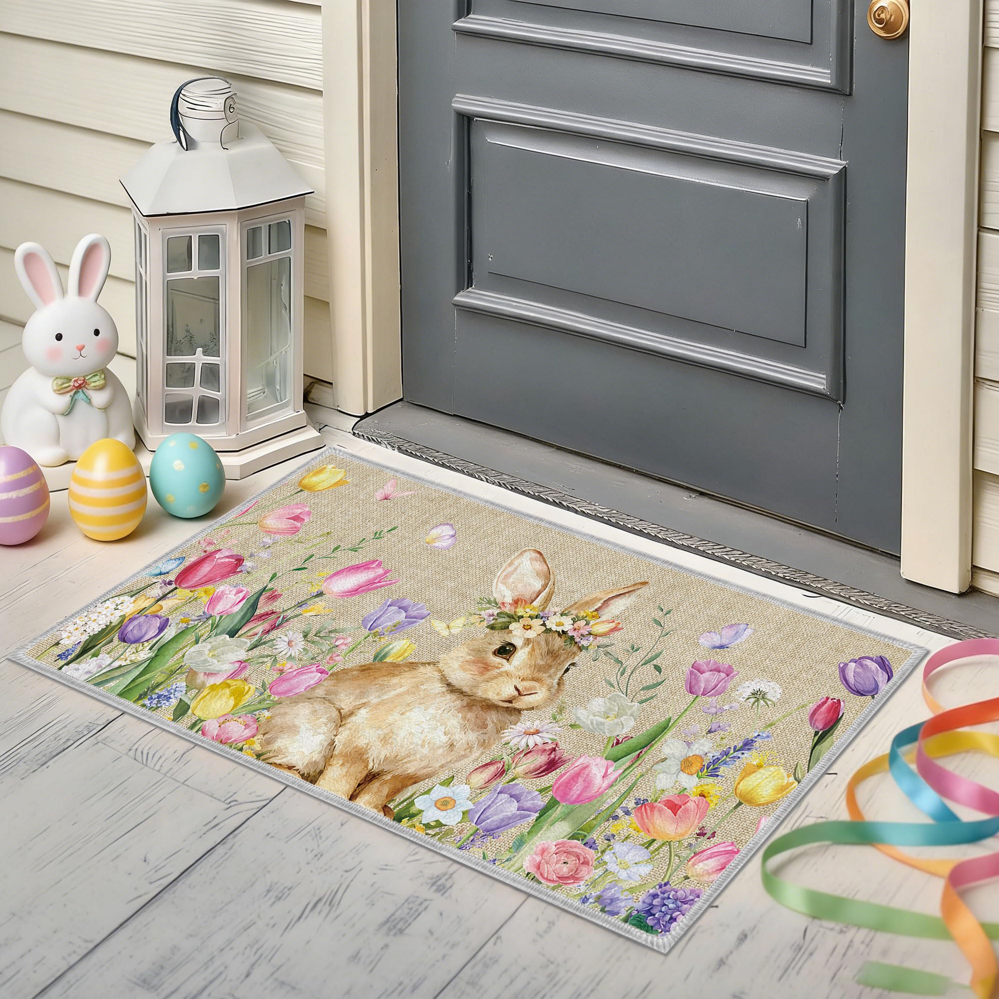 Romart front door doormat - spring decor adds cheerful curb appeal