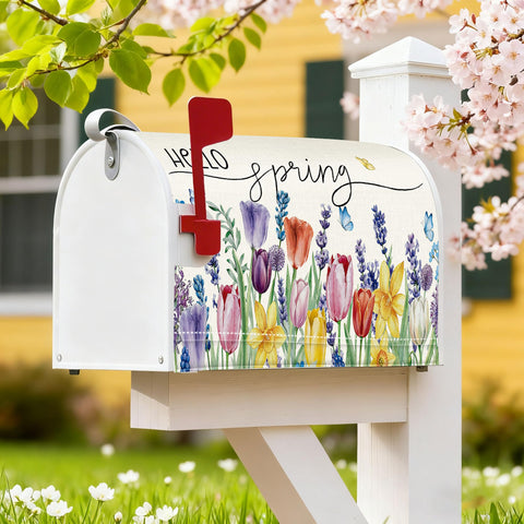 Romart standard-size mailbox fit ensures secure seasonal upgrade.