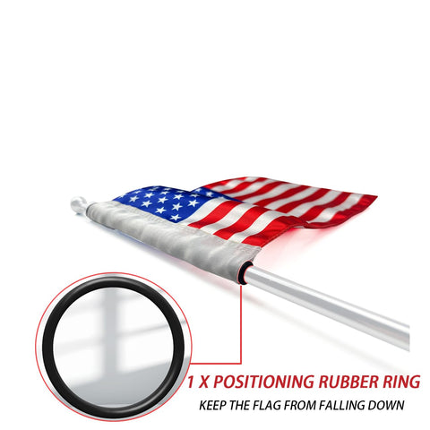 ROMASO 6x9 flag uses bright colors through advanced printing.