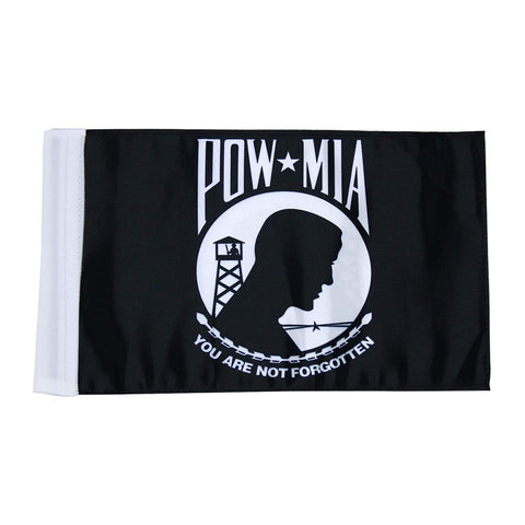 ROMASO Pow Mia flag for motorcycle 6x9 ready for road use
