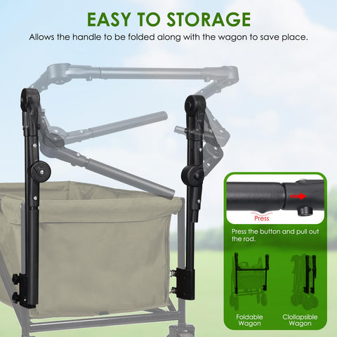 ROMILTON durable steel construction withstands sand and rough trails.