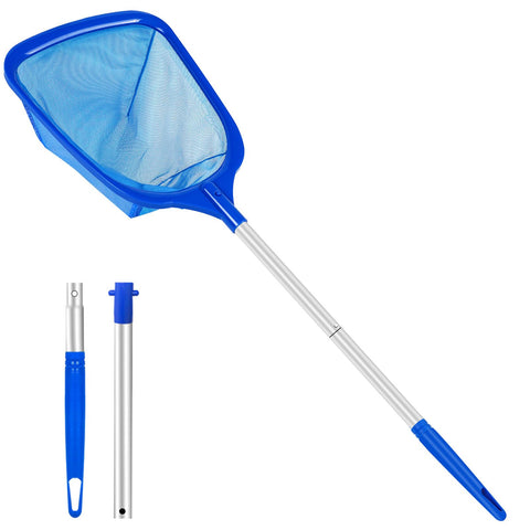 ROMIVO hot tub skimmer net assembled for quick debris removal