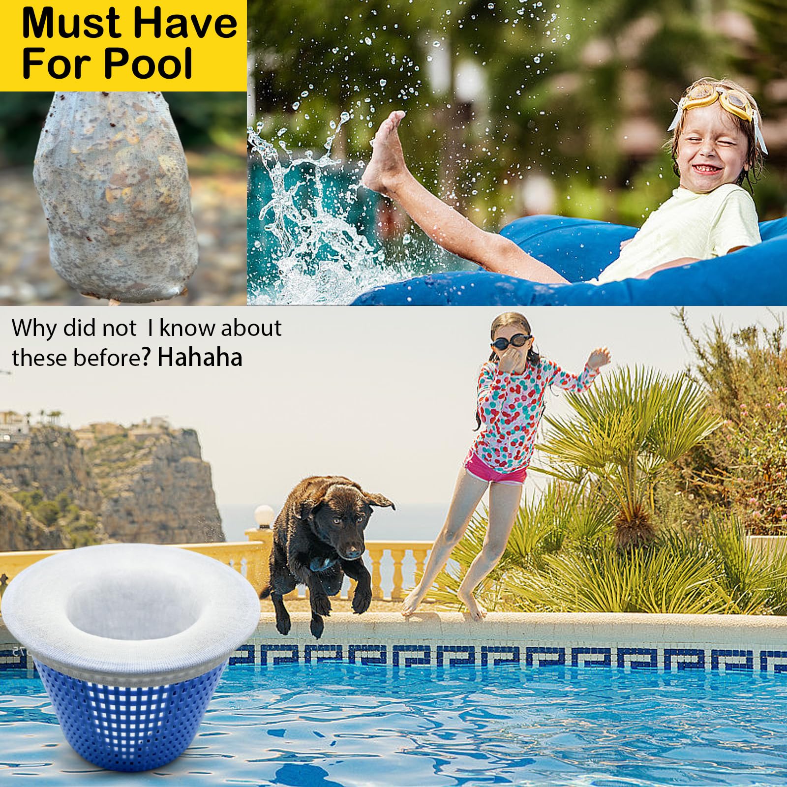 ROMIVO keeps pools sparkling by trapping gunk and reducing maintenance time.