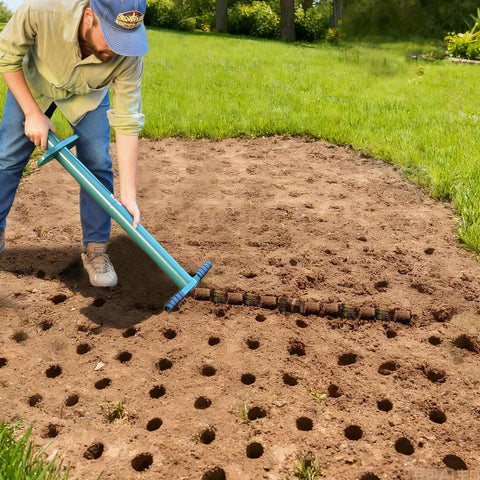 Rondauno powder-coated iron construction resists bending in rocky soil