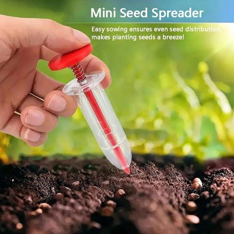 Rongkey green 5-speed seed dispenser controls seed count easily.